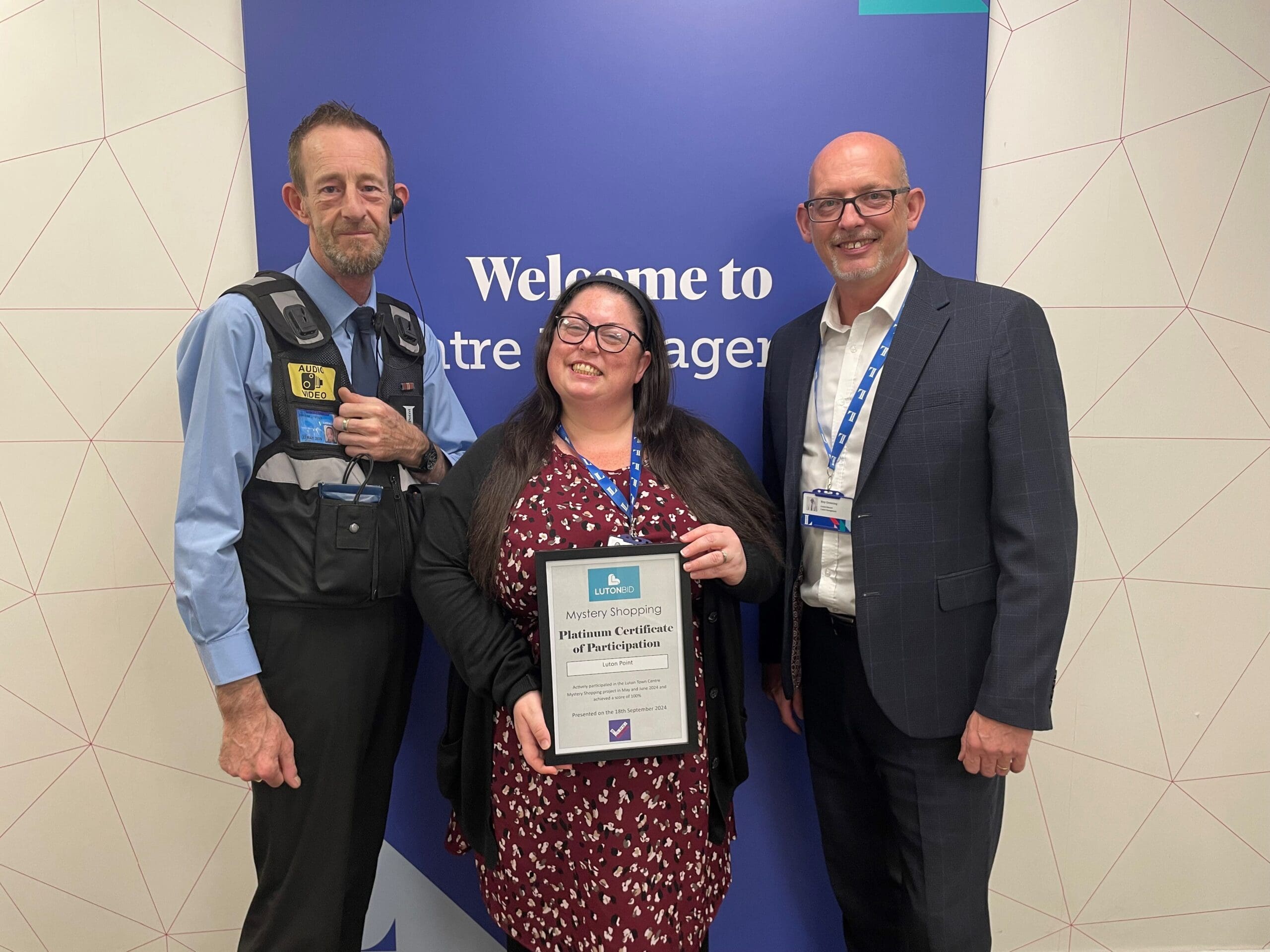 Frasers Plus Luton celebrates success at Luton BID’s Mystery Shopper Awards