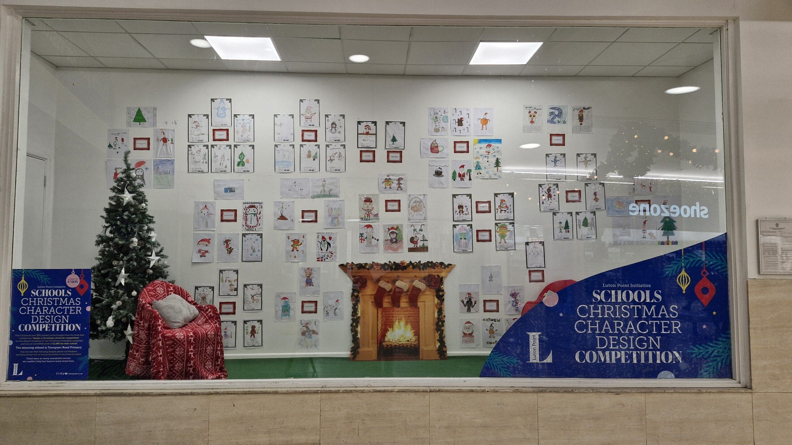School Competition Window Display